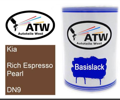 Kia, Rich Espresso Pearl, DN9: 500ml Lackdose, von ATW Autoteile West.